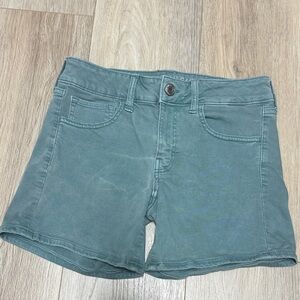 American Eagle Green Shorts